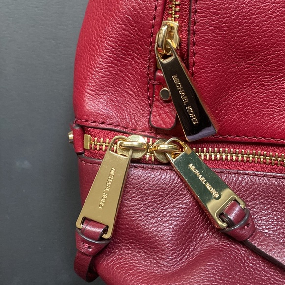 Michael Kors Rhea Medium Leather Backpack - Picture 2 of 4